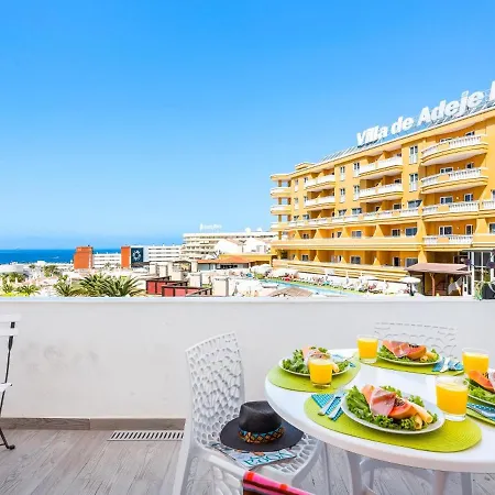 Appartement 97 Hermosa Marina Primavera Con Terraza Y Piscina Costa Adeje (Tenerife)